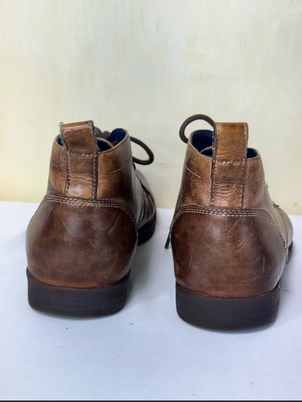 Bed Stu Illiad Lace Up Chukka Boots Mens Size US 11 Brown Leather
